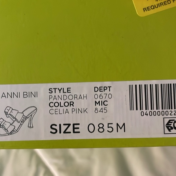 Pink Bow Women's heels sandals new  8.5 Mother’s Day! - Picture 5 of 6